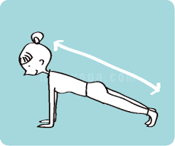 板(プランク)ポーズ