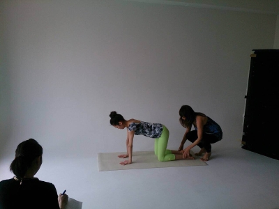 ヨガジャーナル撮影②