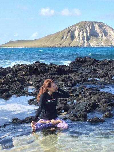 ヨガフェスタハワイ瞑想①