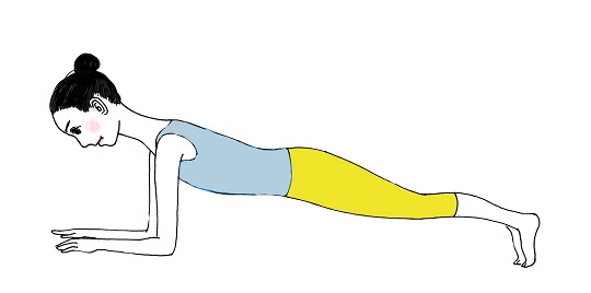 板のポーズのバリエーション