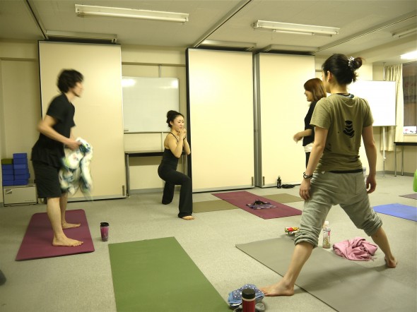 レッスン後にて!!